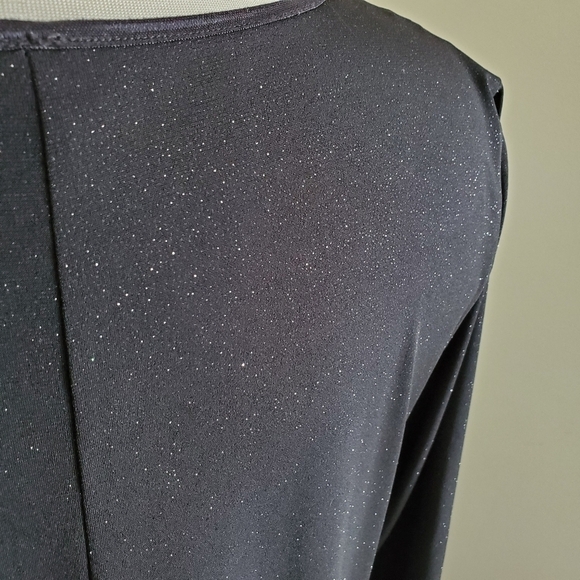 Penningtons V-Neck Trim Wrap Sparkly Dress Size 1X - Picture 8 of 11